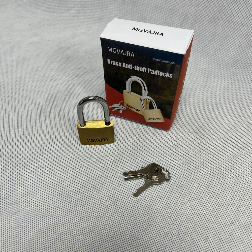MGVAJRA Solid Brass Anti-theft Metal padlocks