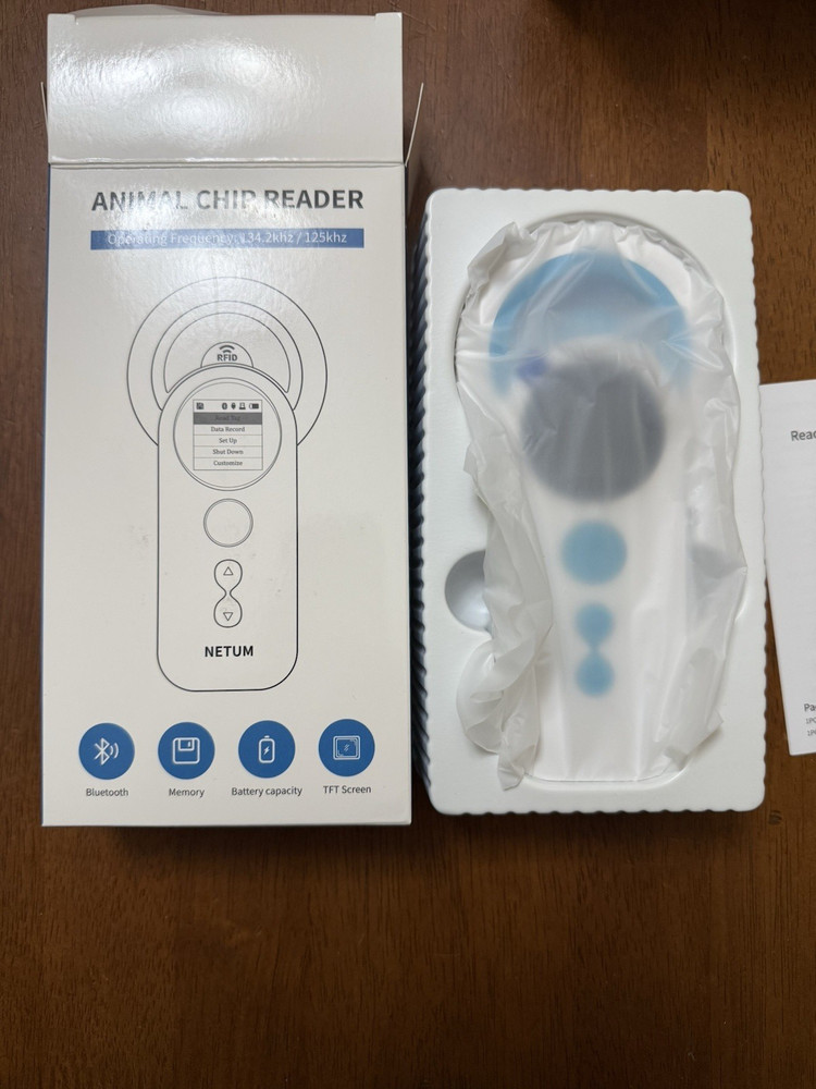 NETUM Scan Animal Pet Bluetooth Microchip Reader Scanner