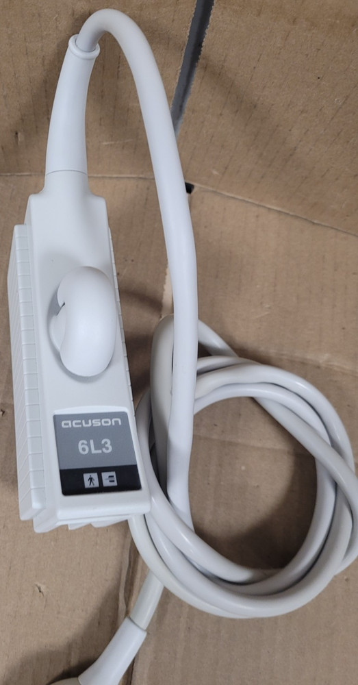 Acuson 6L3 (08252598) Linear Array Ultrasound Transducer Probe (UNTESTED)