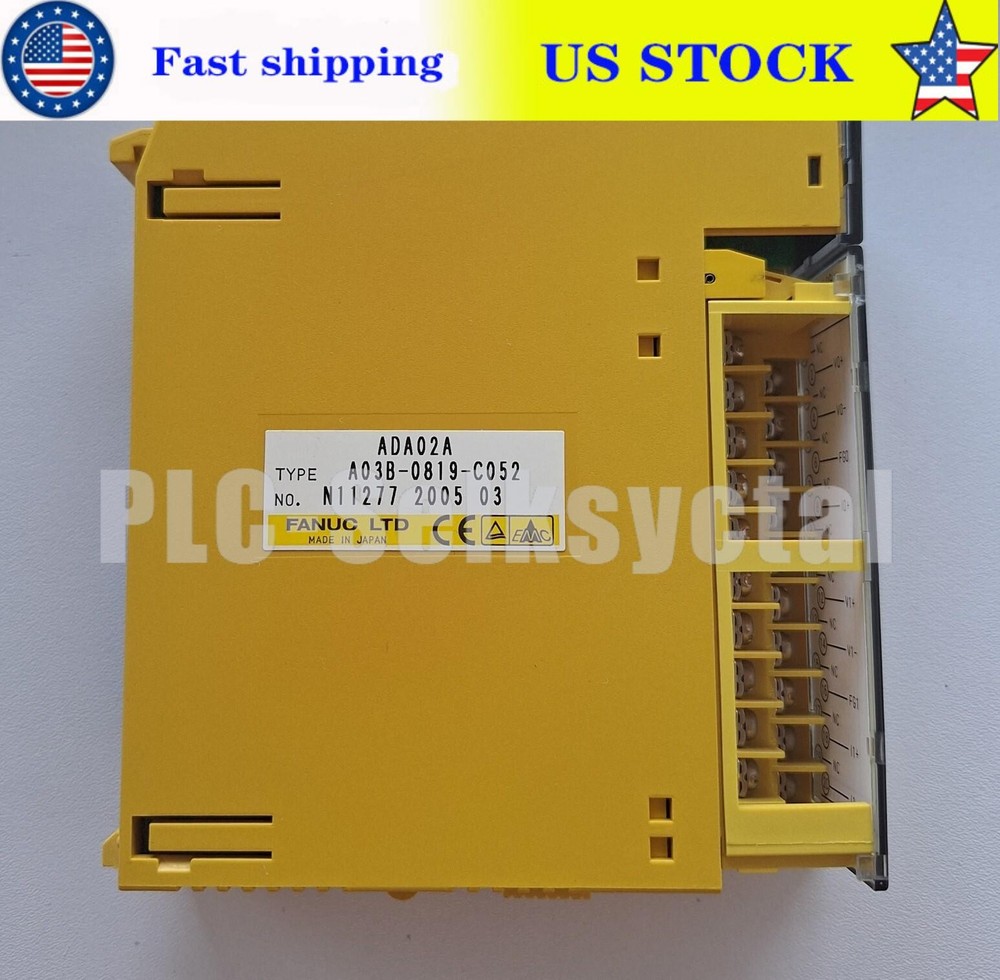Fanuc A03B-0819-C052 analog output module ADA02A.
