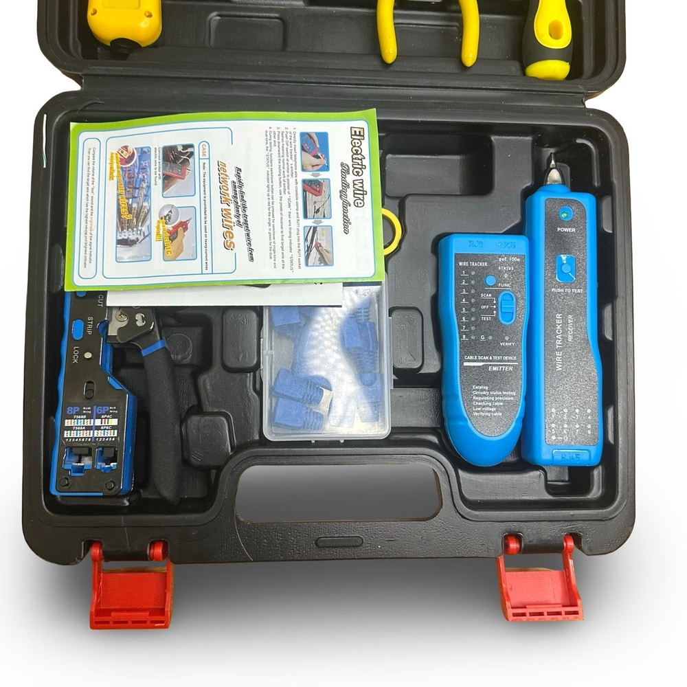 Gaobige Professional Network Tool Kit RJ45 Pass Through Missing Crimp Tool