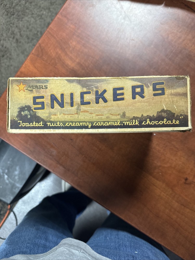 Rare Vintage 5 Cent Mars Snickers Box