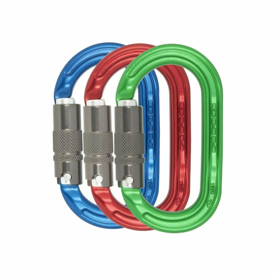 3-PACK DMM Ultra-O Range Locksafe Carabiners