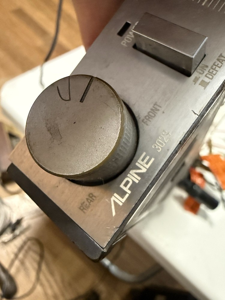 ALPINE 3023 OLD SCHOOL VINTAGE EQ EQUALIZER ( Untested)