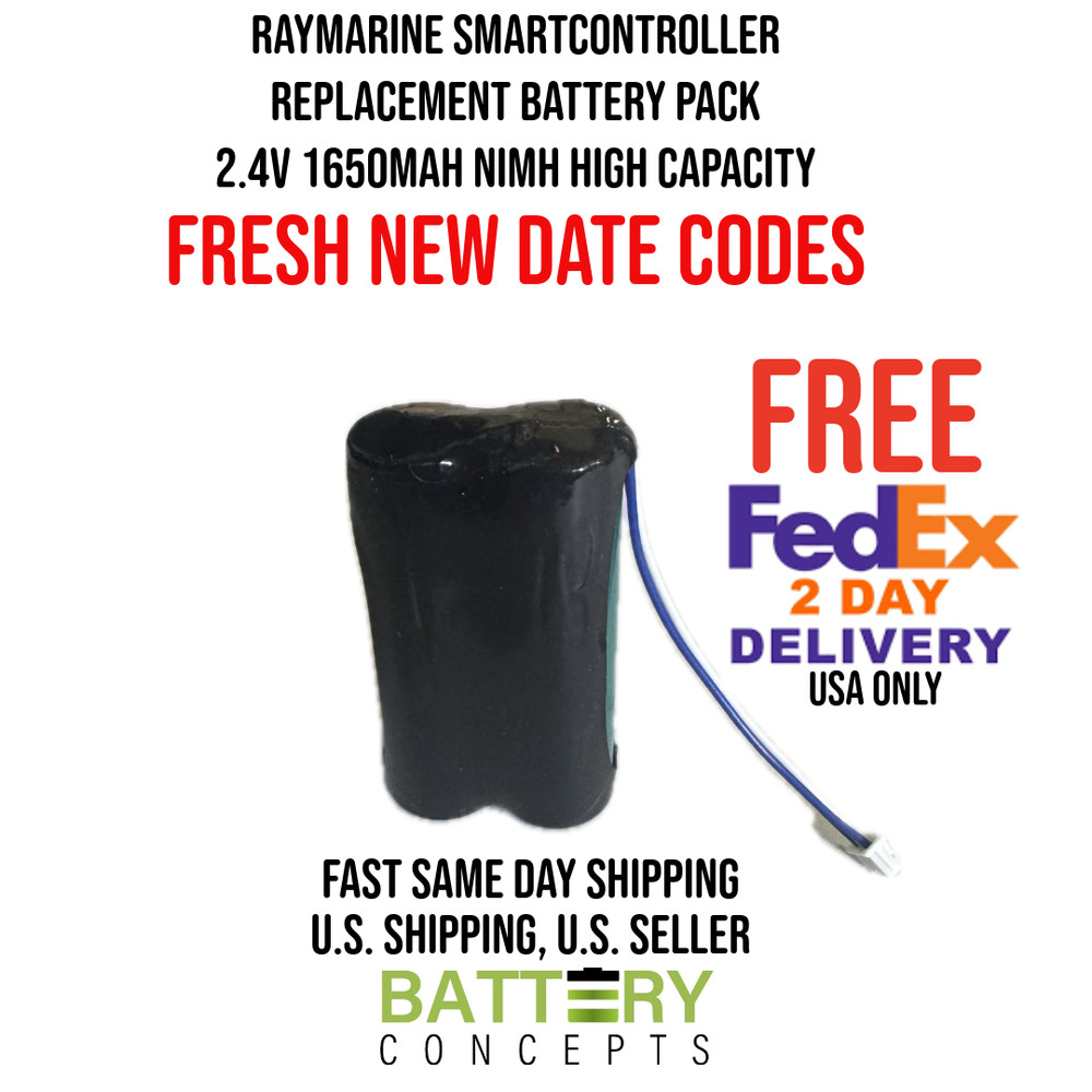 Raymarine Battery Pack for Smart Controller A18119 2.4V 1650mAh NiMH