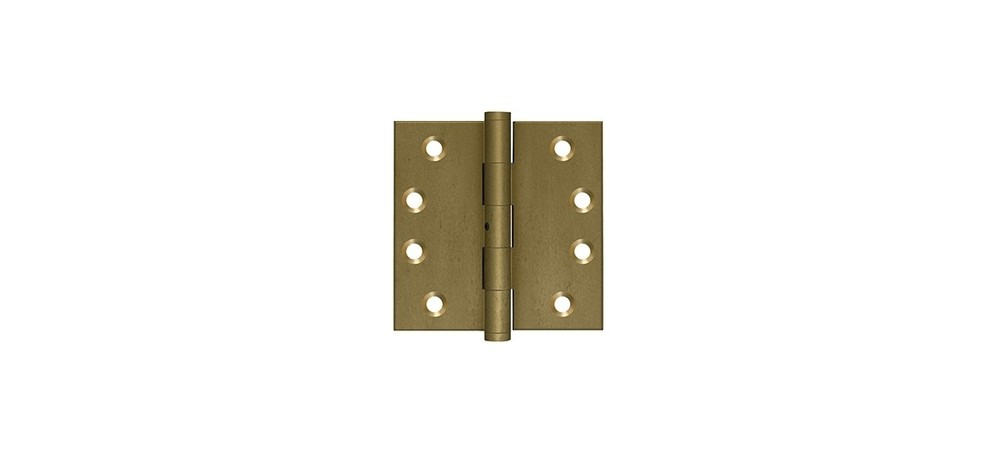 Deltana DSB4N10BM 4" x 4" Square Hinges Bronze Medium Pair