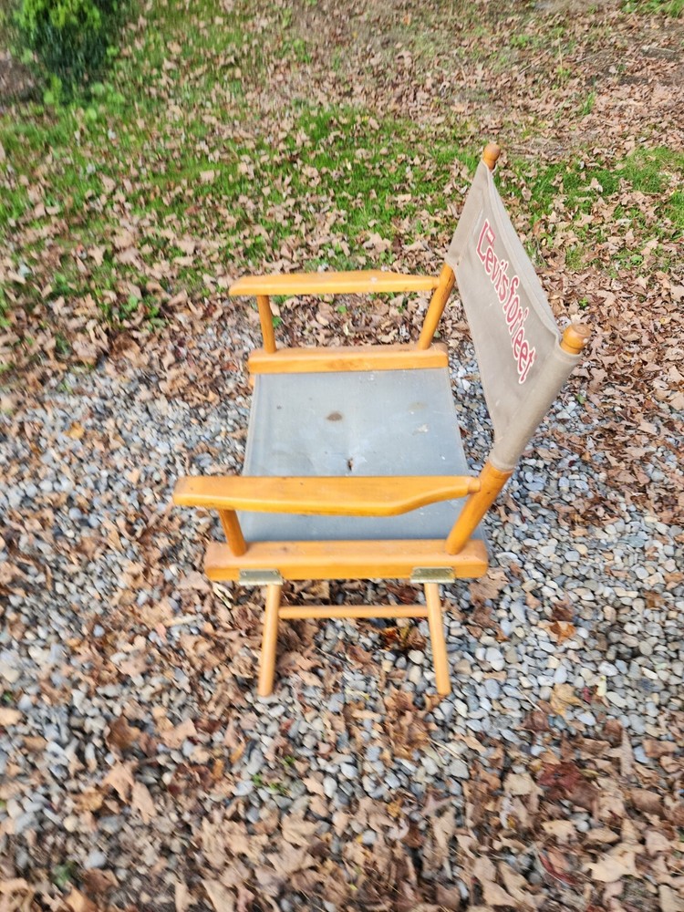 Vintage Levi's Logo Directors Chair