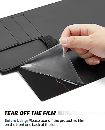 Polarized Sun Visor Sunshade Extender for Car with Polycarbonate Lens,