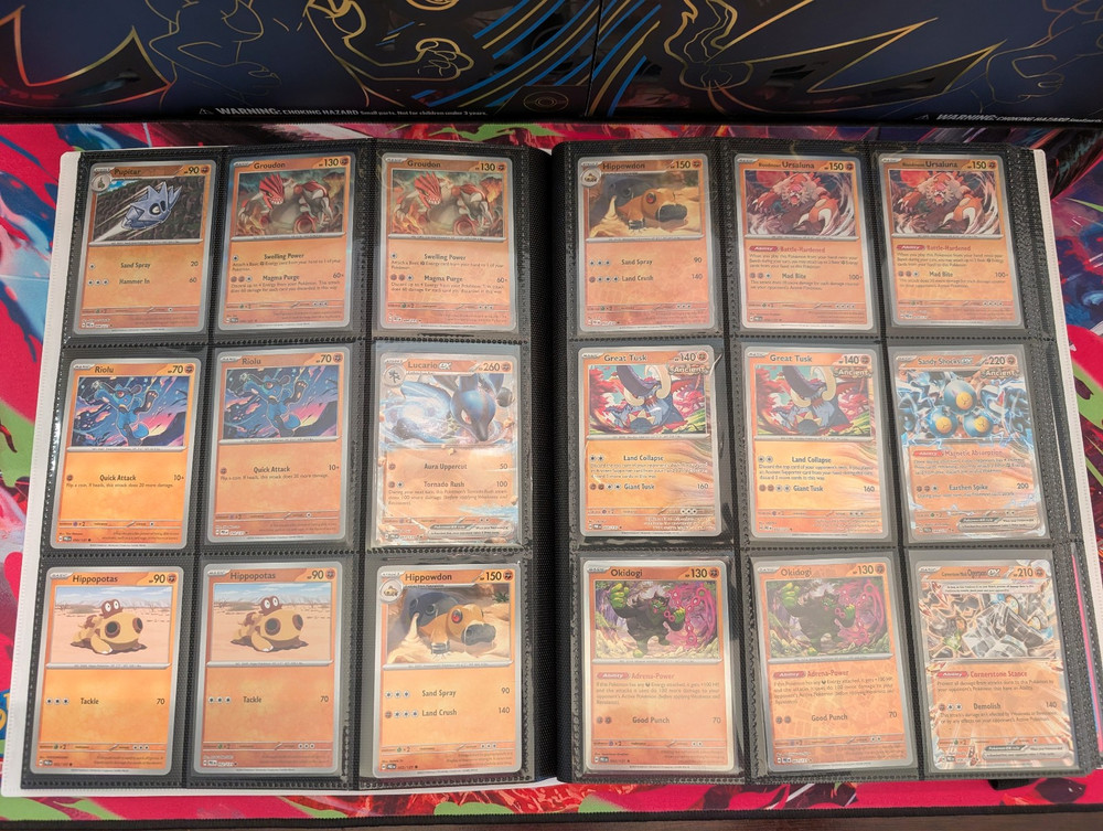Pokemon SV Prismatic Evolutions C/UC/R/EX/ACE/Energy Complete Base Set Binder