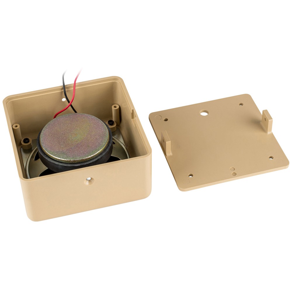 3-1/2" 10W Mylar Surface Mount Speaker Ivory