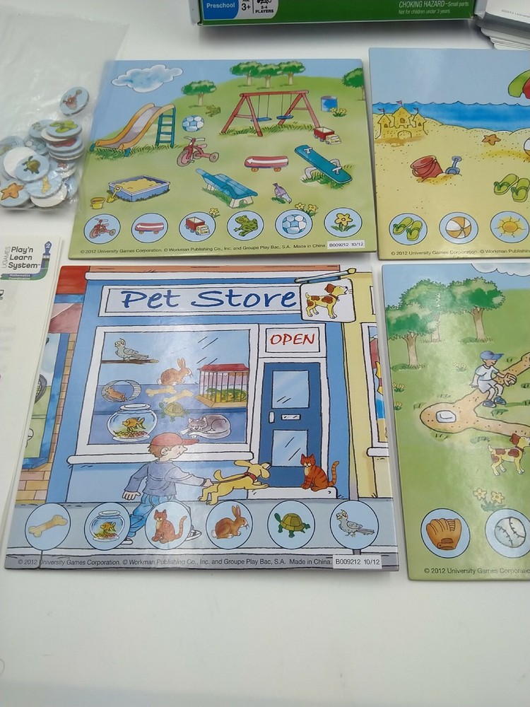 Brain Quest Pre-school Counting With Numbers Game homeschool complete.