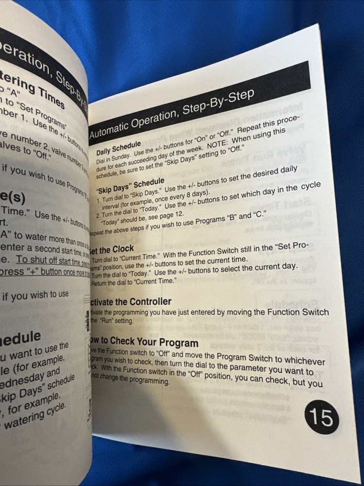 Rain Dial Controller 6,9&12 Installation & Programming PAPER Guide James Hardie