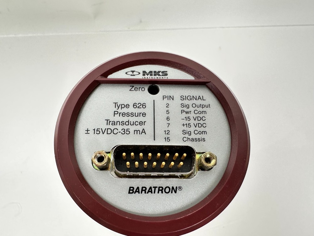MKS Baraton Capacitance Manometer 626A02TLE