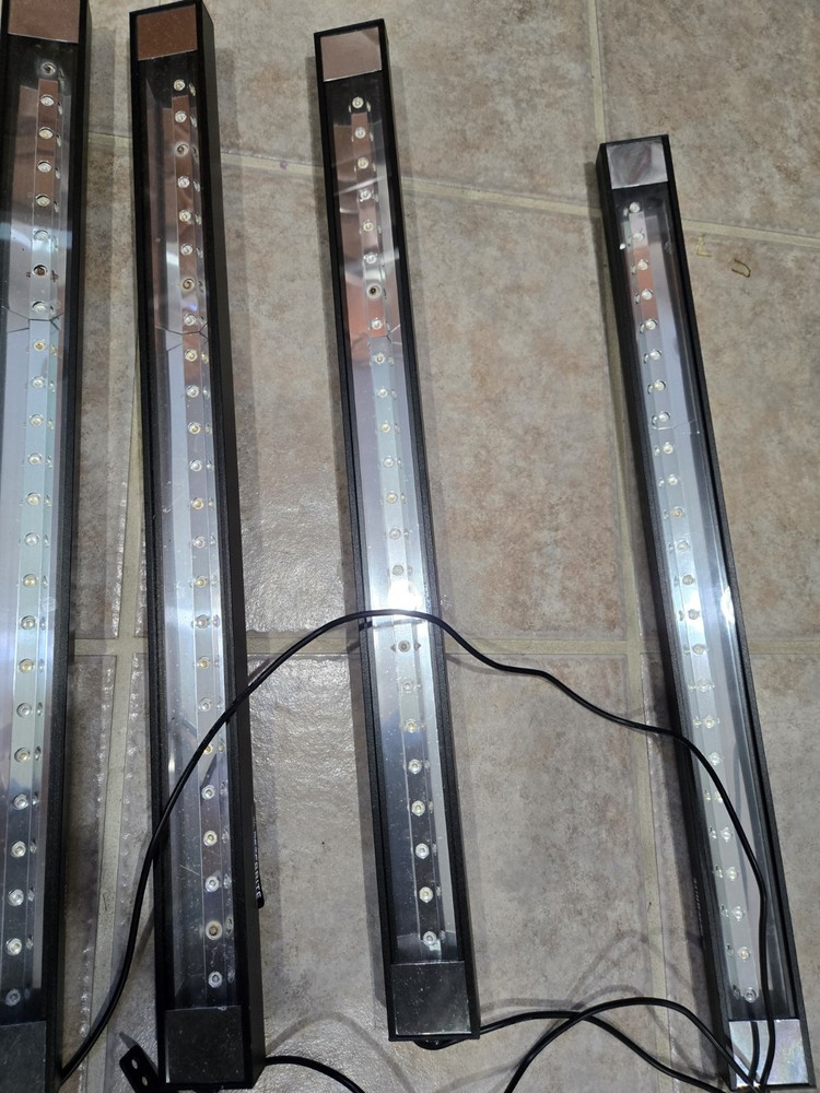 4x 24” REEF BRITE XHO blue Bundle with brackets and controller for apex reef led