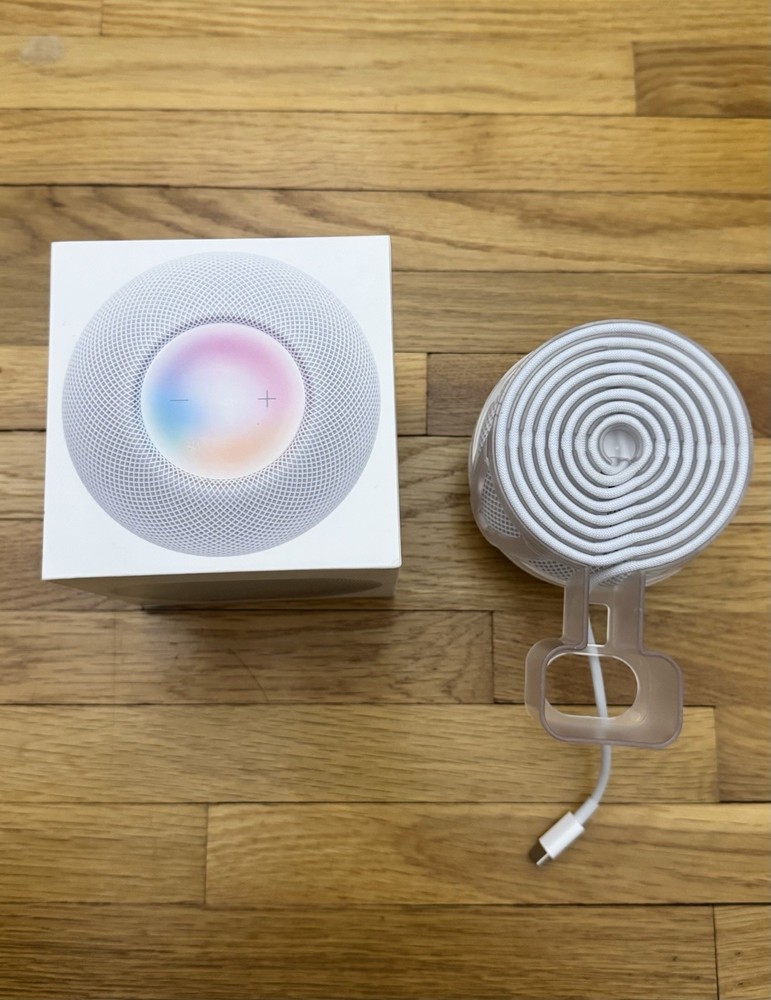 Apple HomePod mini Smart Speaker - White with Free Wall Mount