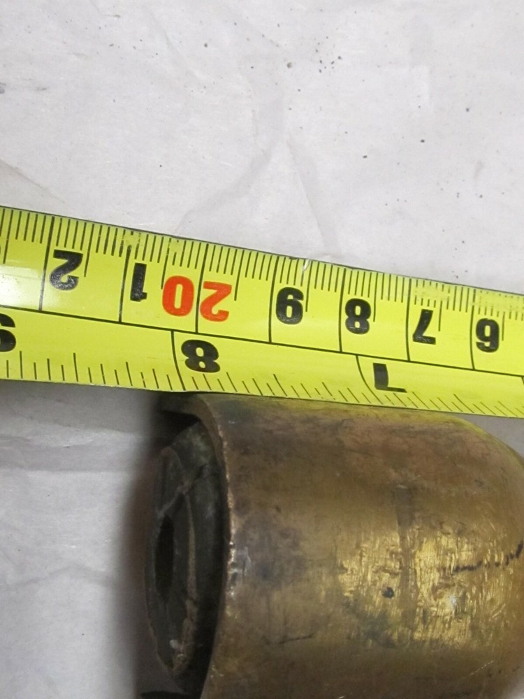 Vintage Solid Brass Foot Door Stop