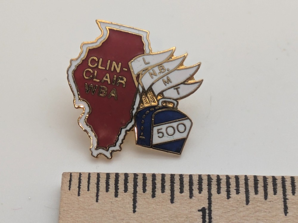 Clin-Clair WBA Bowling Score 500 Tack Pin