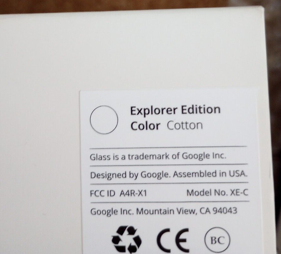Google Glass Explorer Edition XE, Cotton White, READ DESCRIPTION