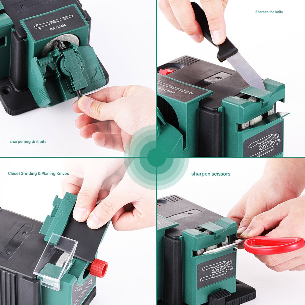 220V Multifunctional Electric Drill Bit Sharpener Bench Mounting Sharpening