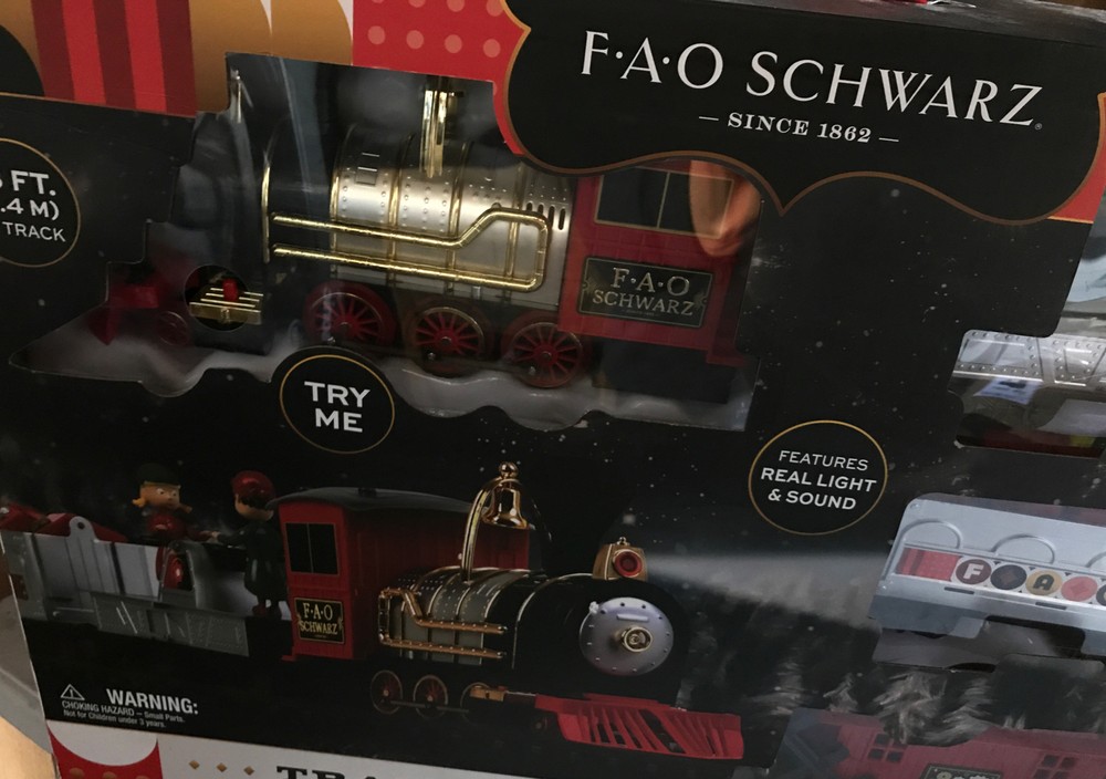 🌎 FAO Schwarz Classic Motorized Train Set,30 Pc,Open Box ‼️