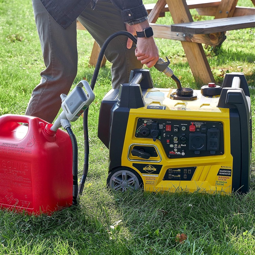 Deway Automatic Battery-Powered Transfer Pump with User-Controlled Nozzle