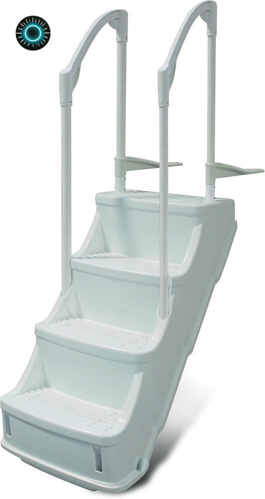 Easy Access Drop-In Step for Above Ground Pools - Safe & Sturdy FREE SHIPPING