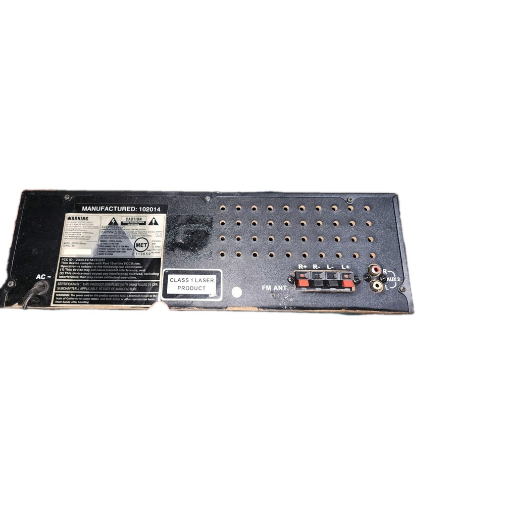 Innovative Technology ITCDS-5000a Radio/CD/Bluetooth Base Unit And Speakers WORK