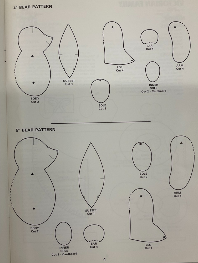 LEISURE ARTS LEAFLET #1074 - BEAR FOLK