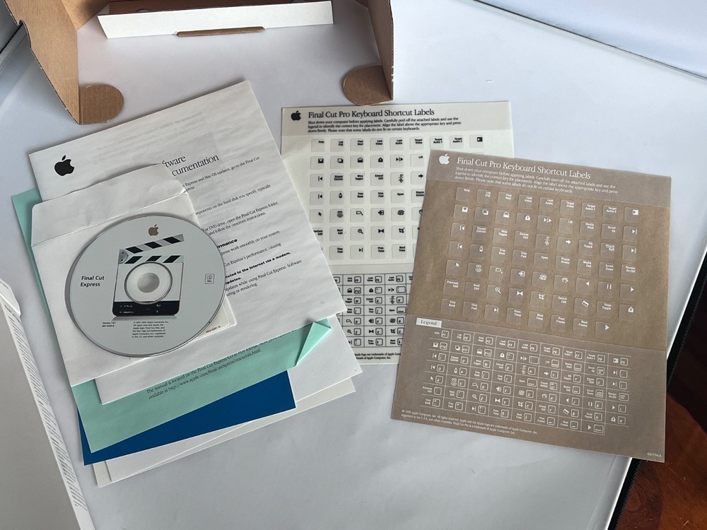 Vintage Apple Final Cut Express - Edit Like A Pro, Sealed.