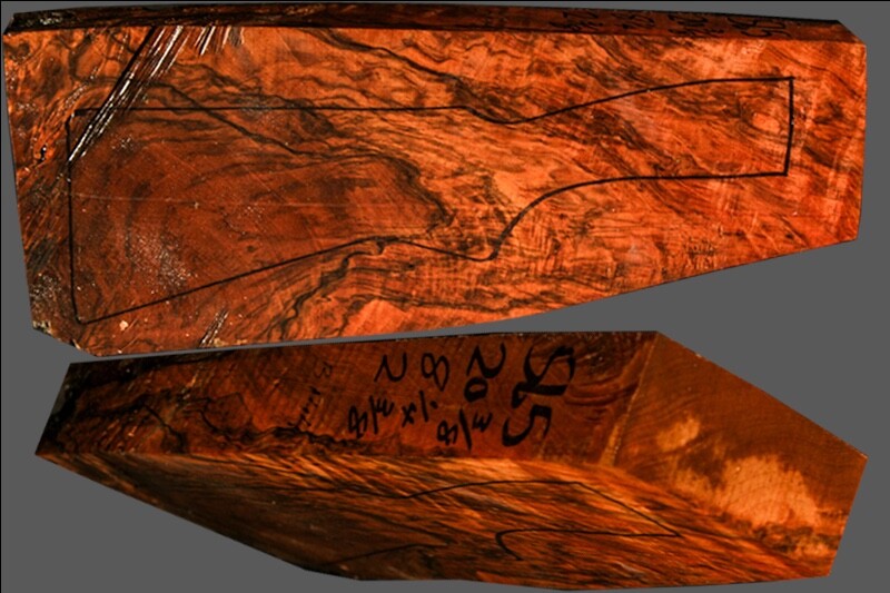 Turkish walnut shotgun blank set , sb5