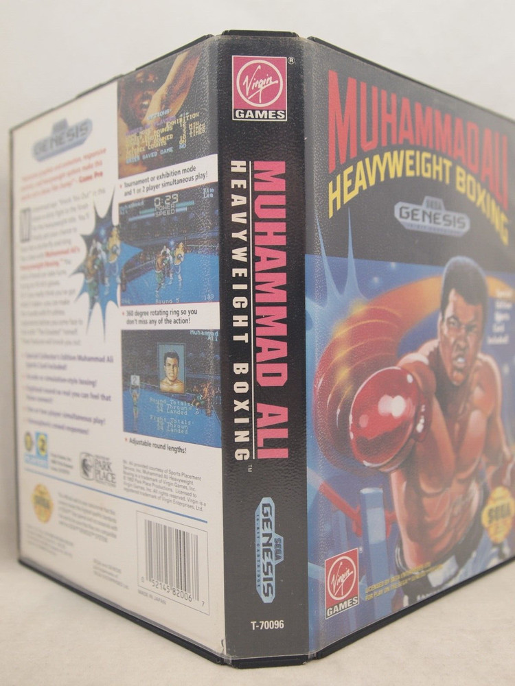 Muhammad Ali Heavyweight Boxing Case (Sega GENESIS) AUTHENTIC BOX ONLY