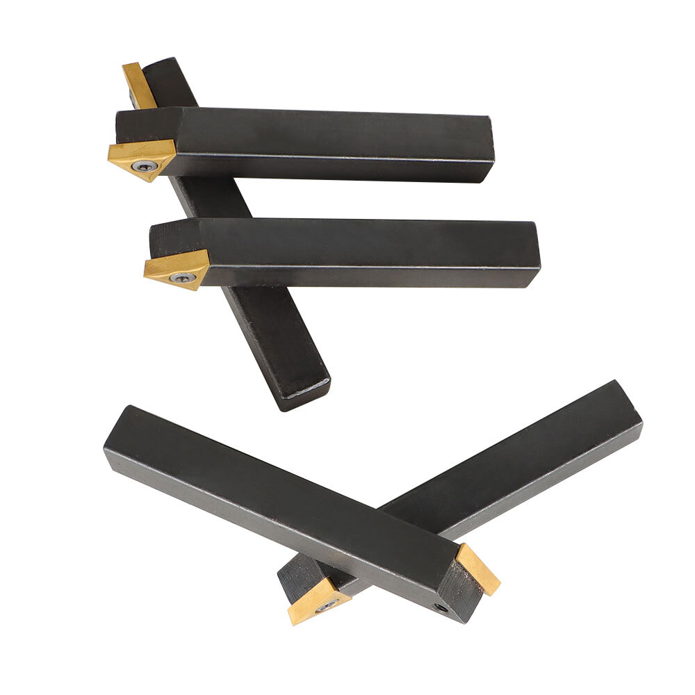 5 Pack 1/2" Indexable Turning Tool Lathe Tool Bit Carbide With Carbide Inserts