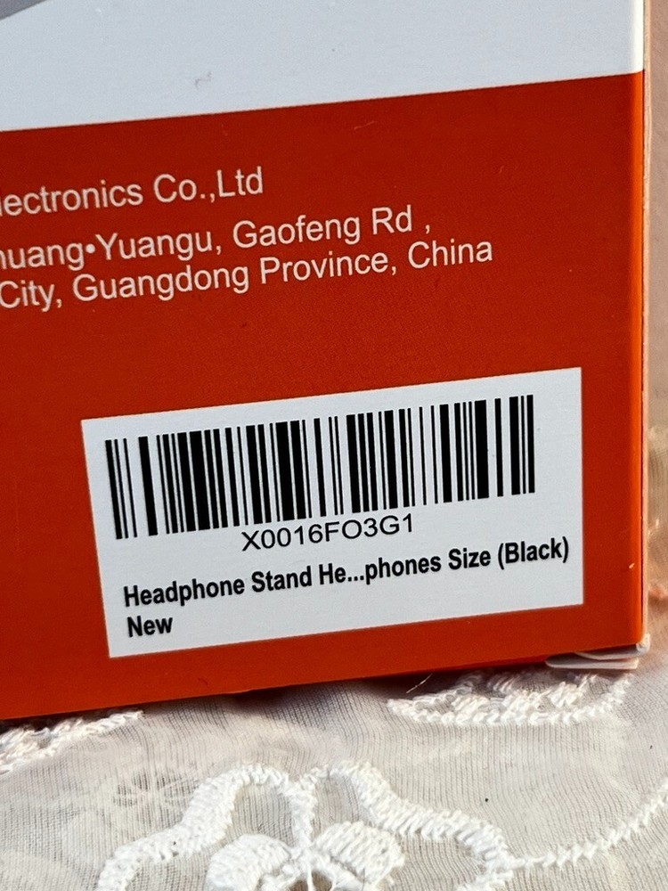 Headphone Stand Black New Bee NIB Never Used