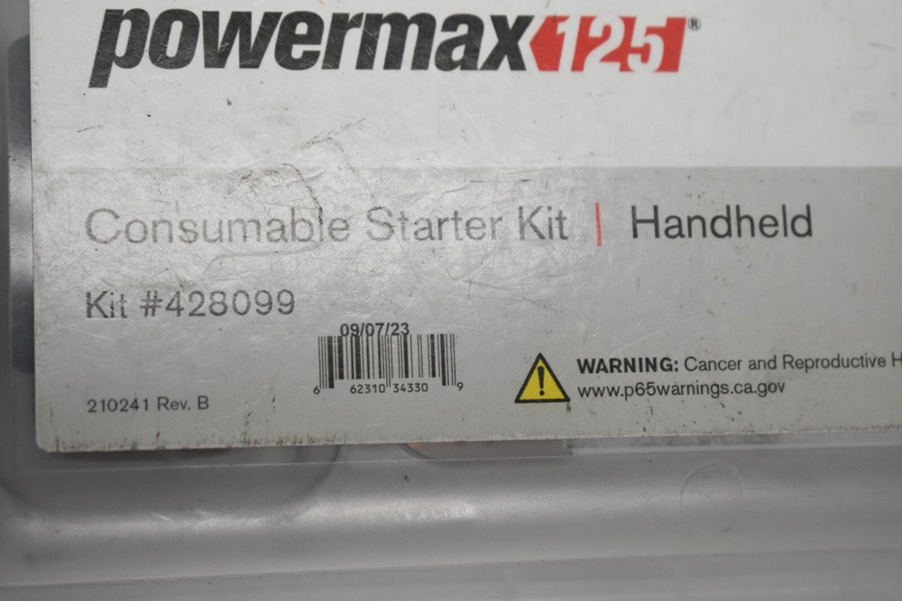 Hypertherm 428099 Kit PMX125 Starter Consumable Starter Kit Handheld Torch