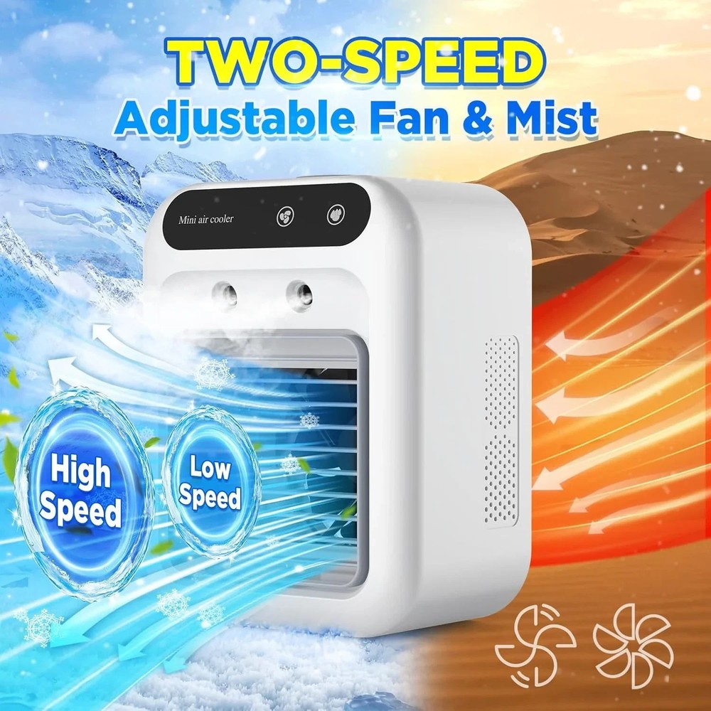 Portable Air Conditioner 3in1 Quiet AC Unit Air Cooler /Humidifier (2 pack)