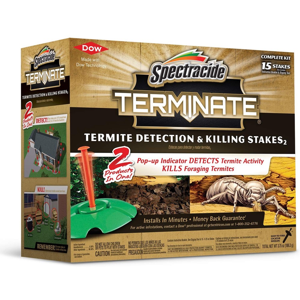 Spectracide Terminate Termite Detection  Killing Stakes, Kills Foraging