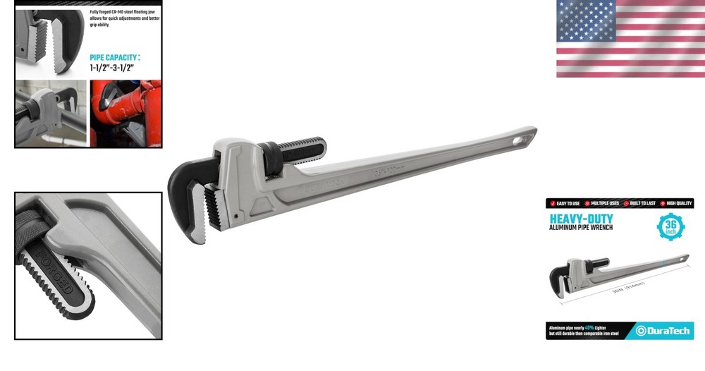 Professional 36" Straight Pipe Wrench