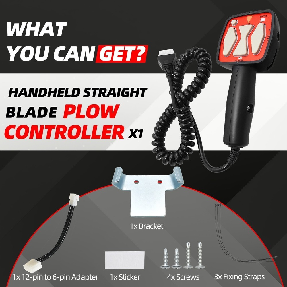 For WESTERN 56462 STRAIGHT PLOW 6 PIN PROGRAMMABLE HANDHELD CONTROLLER