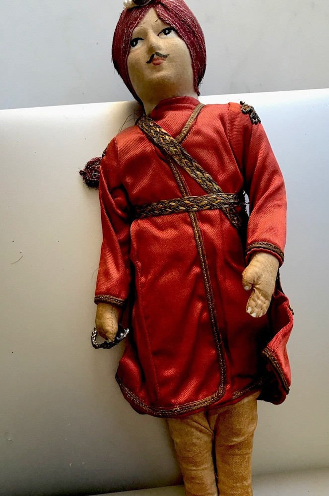 Indian Man Antique  Handmade Doll