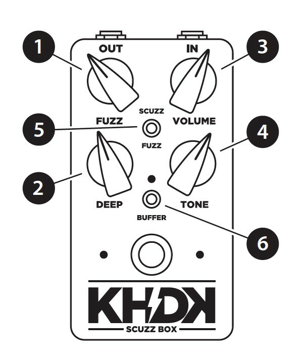 KHDK Electronics Scuzz Box | fuzz pedal
