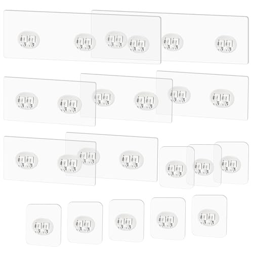 15 Pack Shower Caddy Adhesive Replacement - Strong No Drilling Shower Shelf