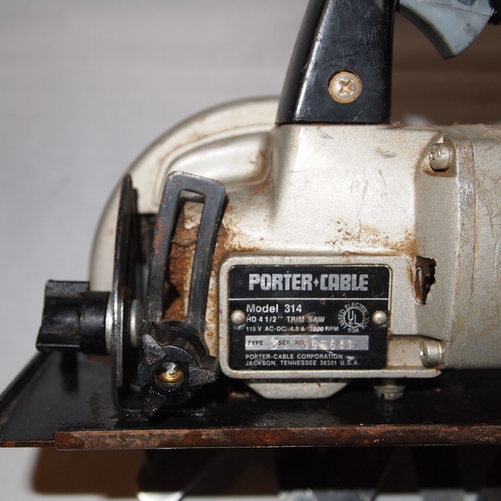Porter Cable 4 1/2" trim saw model 314