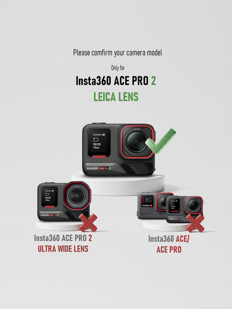 iDaPro [2+2+2Pack] Screen Protector for Insta360 Ace Pro 2, 3+3