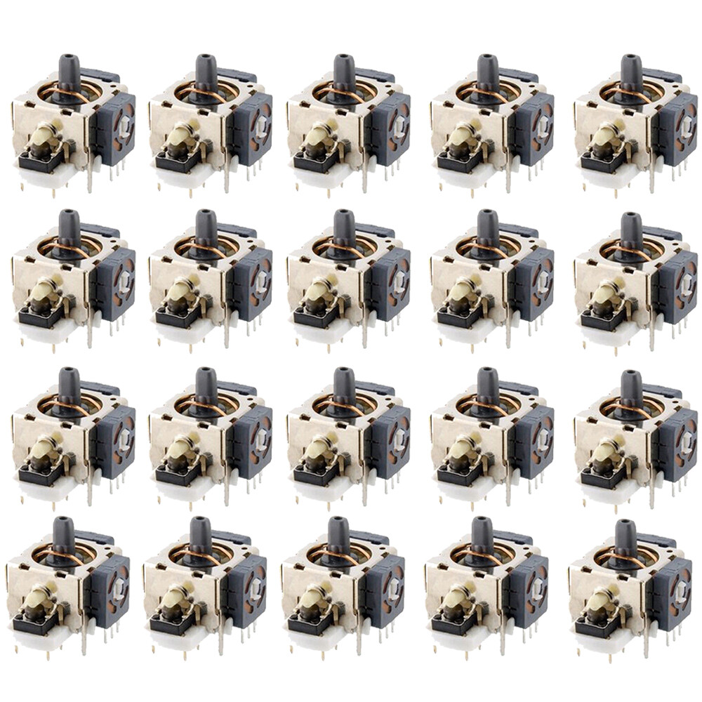 20X Analog Stick Sensor Joystick Handle Module Replacement for PS3 PS2 XBOX 360