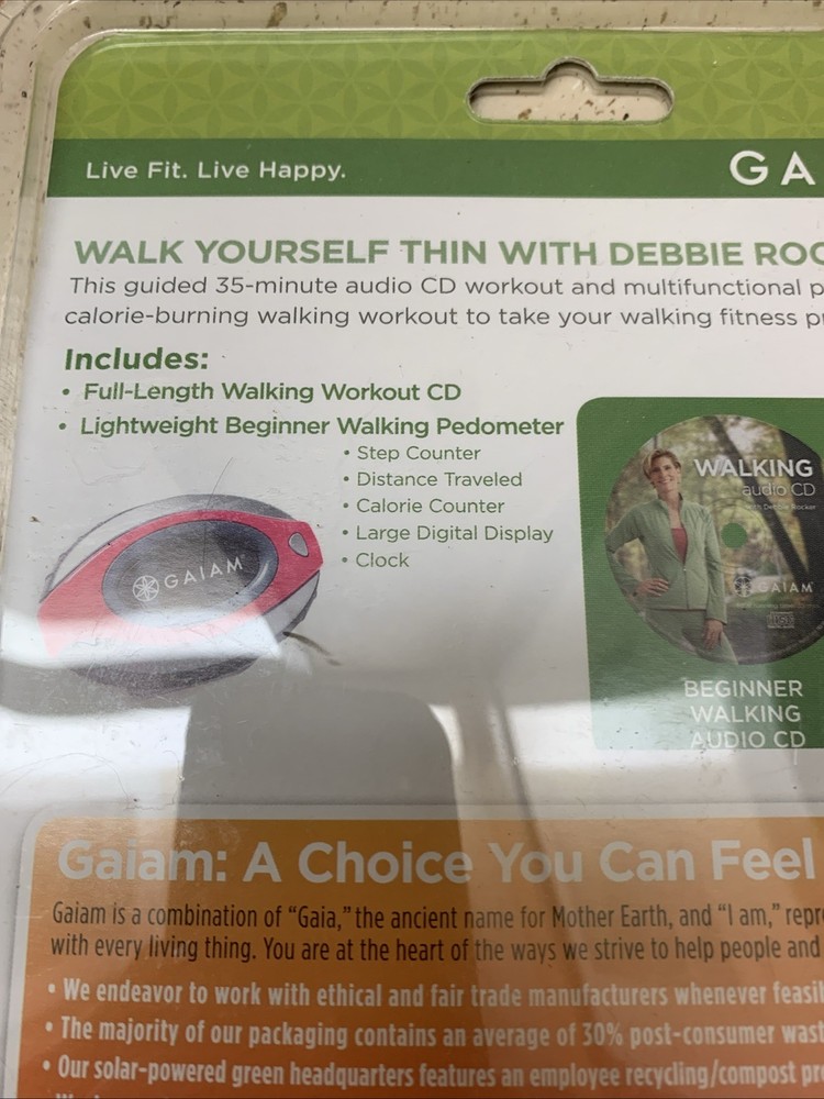 GAIAM Beginners Waking Fit- Walk Workout Step Counter