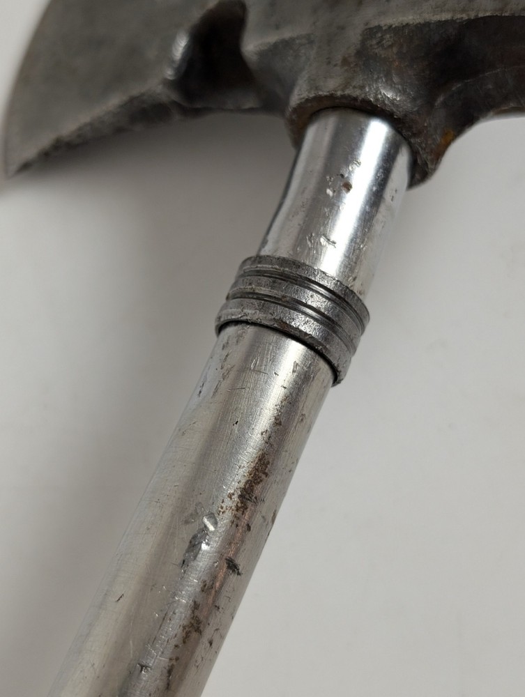 Vintage Hatchet Hammer Multi Tool Axe Nail Puller Steel Handle Camping Tool