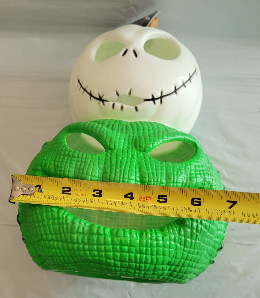 Nightmare Before Christmas Light Up Blow Mold Oogie Jack Pumpkin Stack Halloween