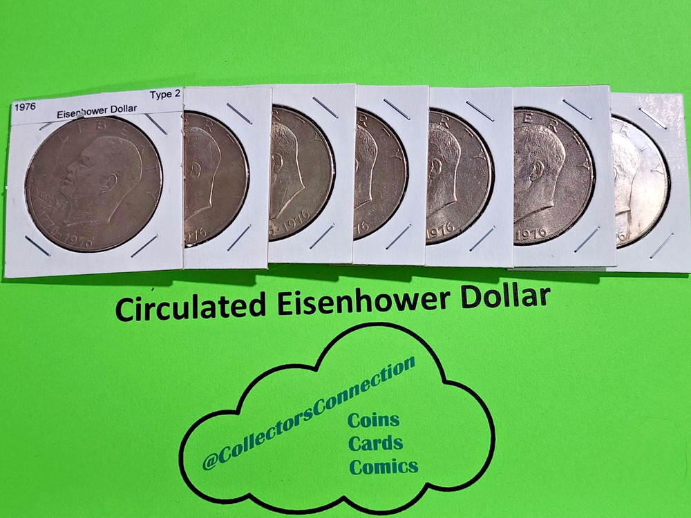 1976 Type 2 EISENHOWER IKE DOLLAR 1 Coin