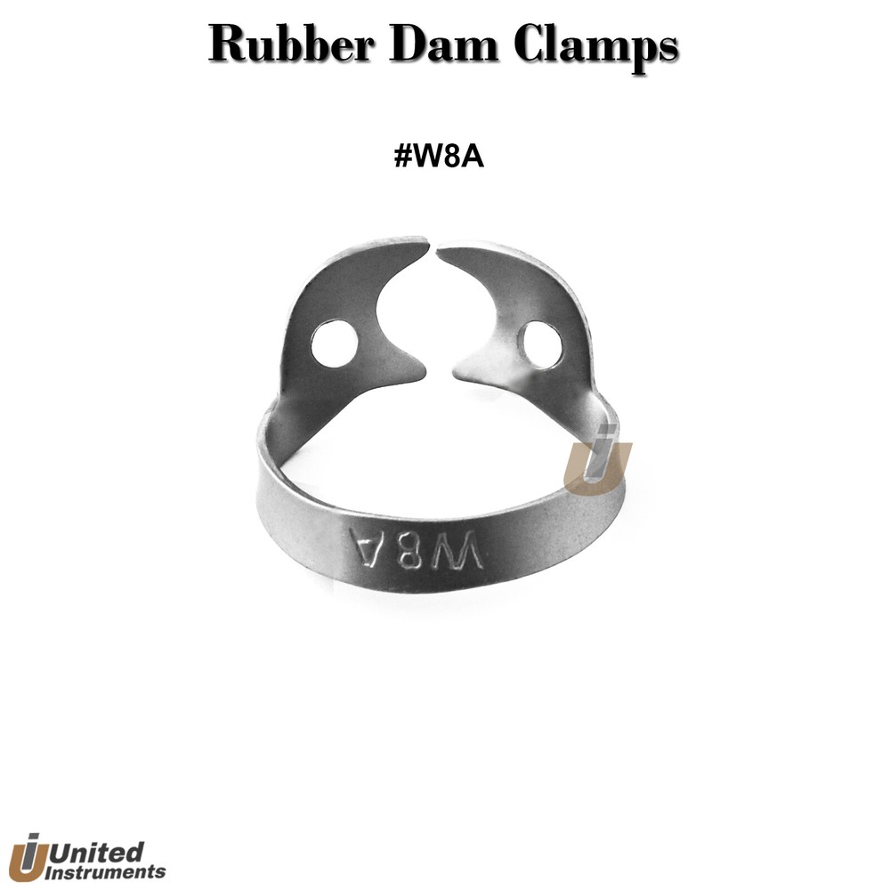 Rubber Dam Clamps Forceps Starter Tools Set Tooth Isolation Teeth Restorative