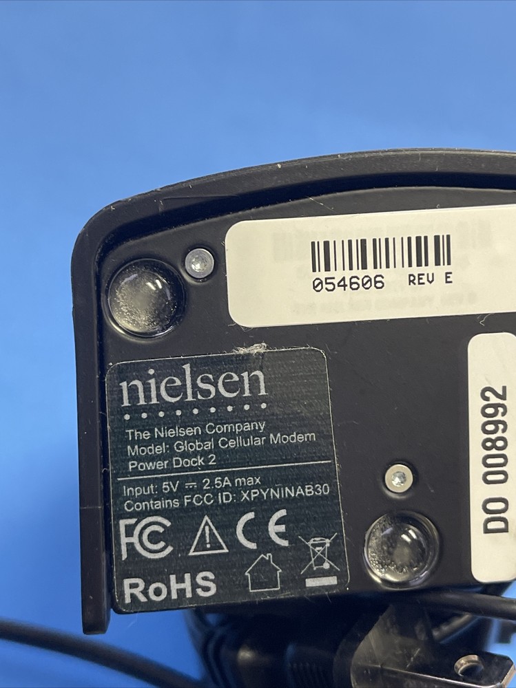 NIELSEN GLOBAL CELLULAR MODEM POWER DOCK 2